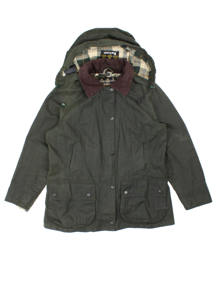 Barbour Hooded Wax Jacket (Size M)