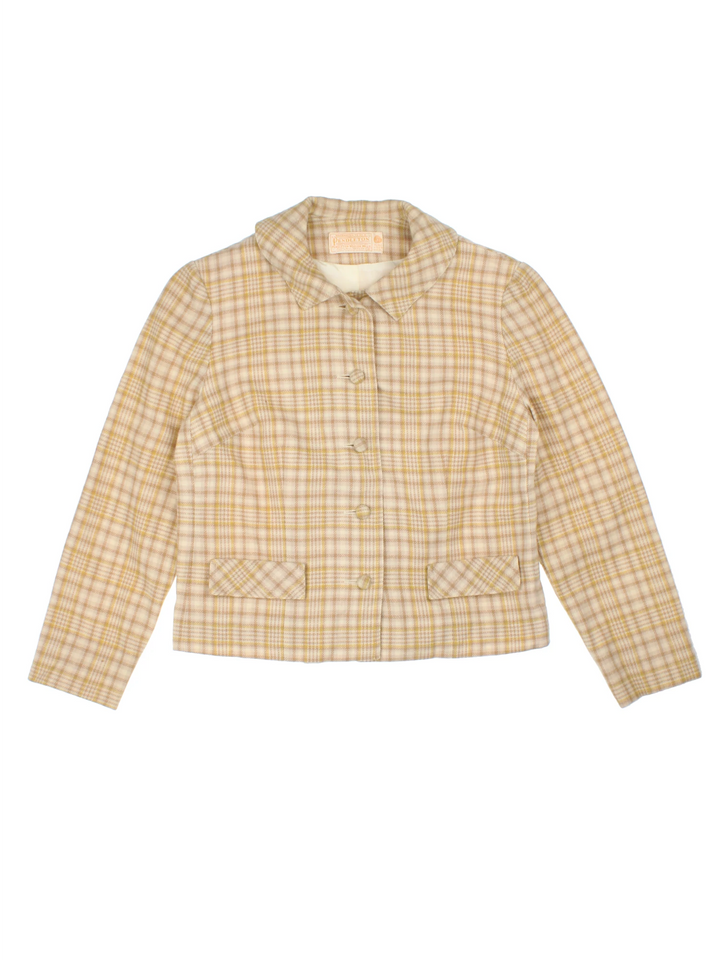 Vintage Pendleton Plaid Jacket (Size S)