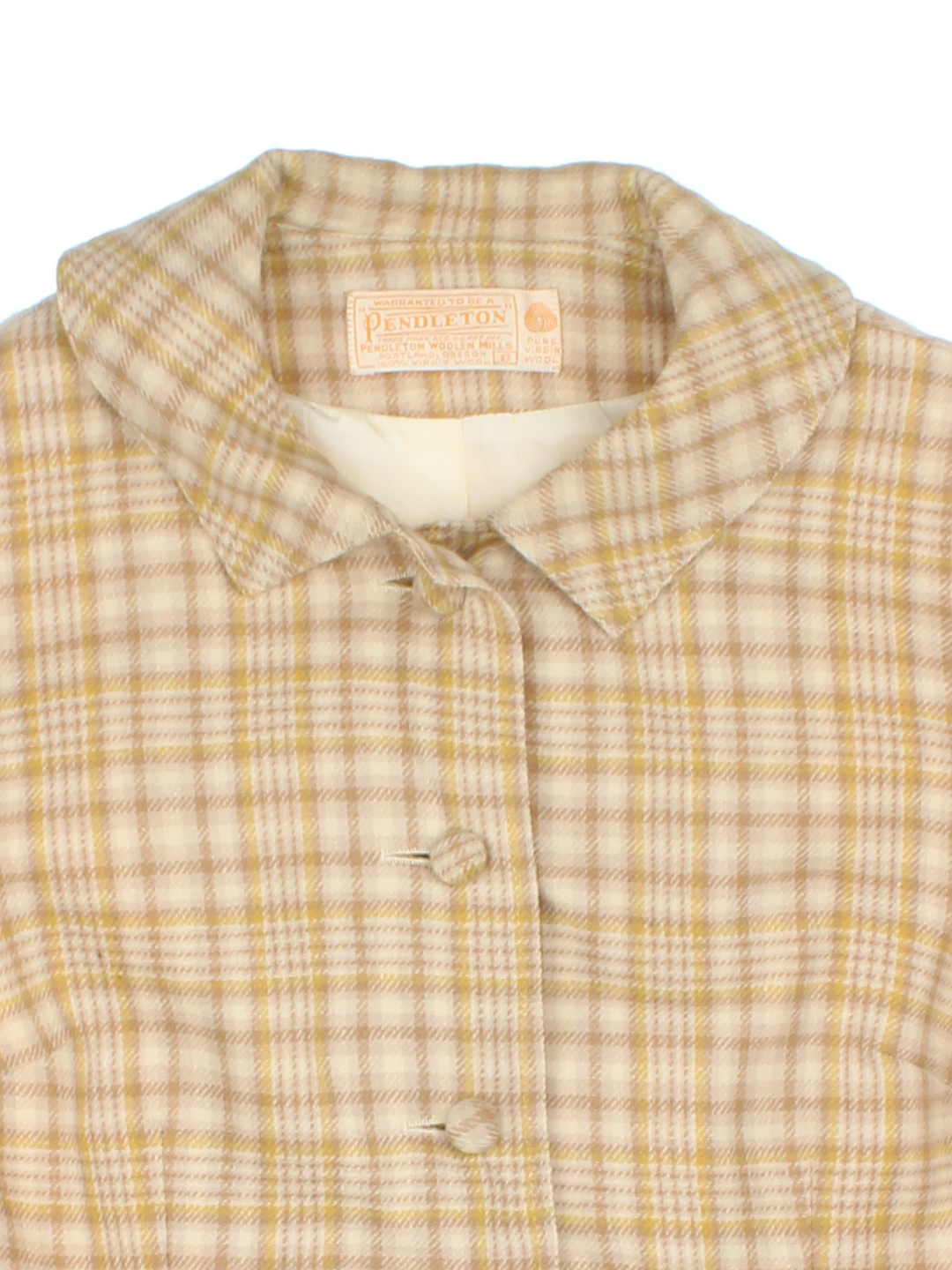 Vintage Pendleton Plaid Jacket (Size S)