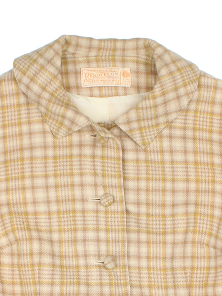 Vintage Pendleton Plaid Jacket (Size S)
