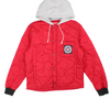 Supreme Quilted Liner Hooded Jacket Red Rare Vintage (Size M)