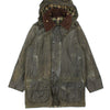 Barbour Beaufort Hooded Wax Jacket (Size S)