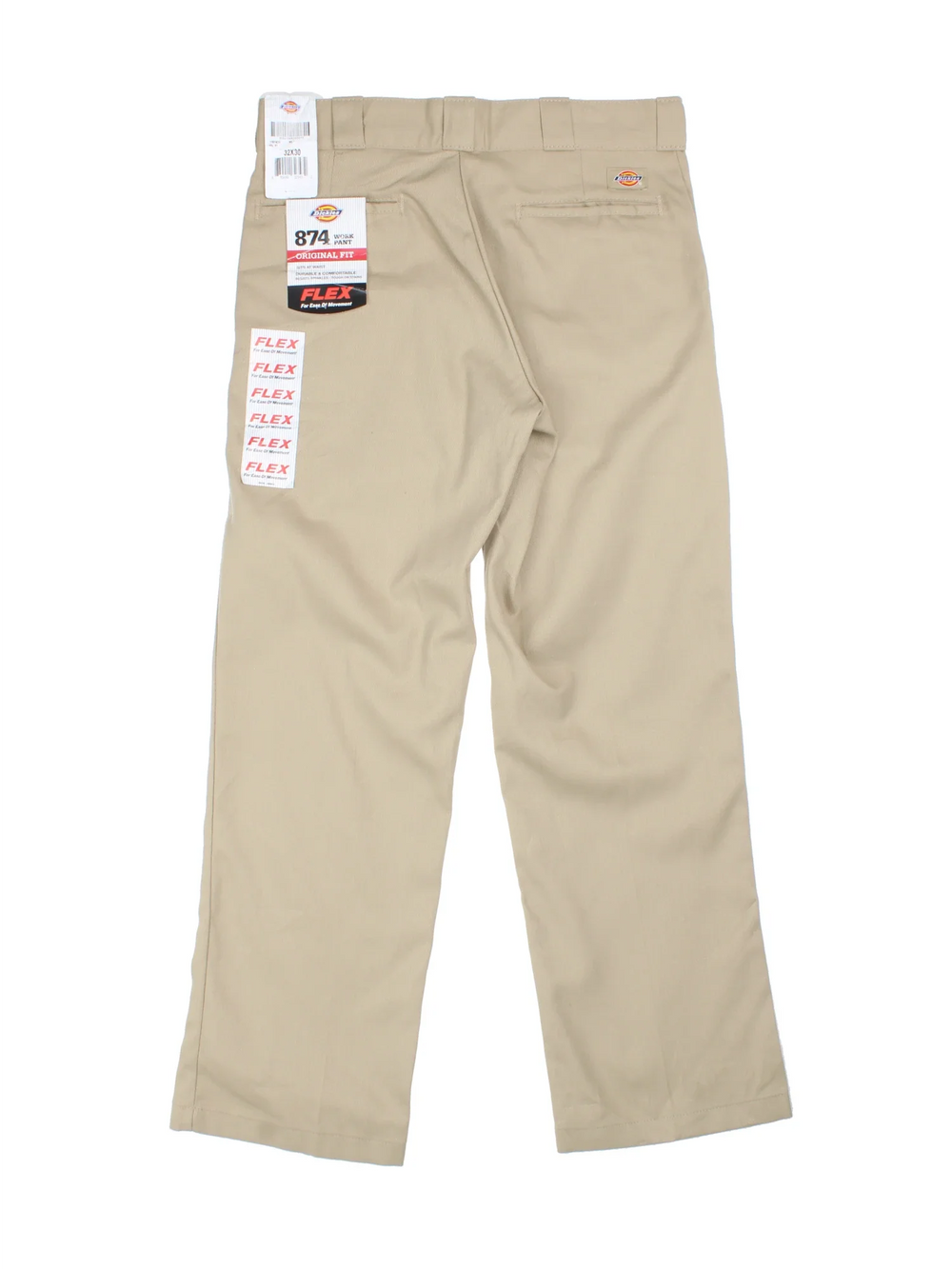 Dickies 874 Work Trousers in tan colourway with multiple pockets and the logo embroidered on the back.