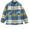 70's Campus Woollen Plaid Coat (Size L)
