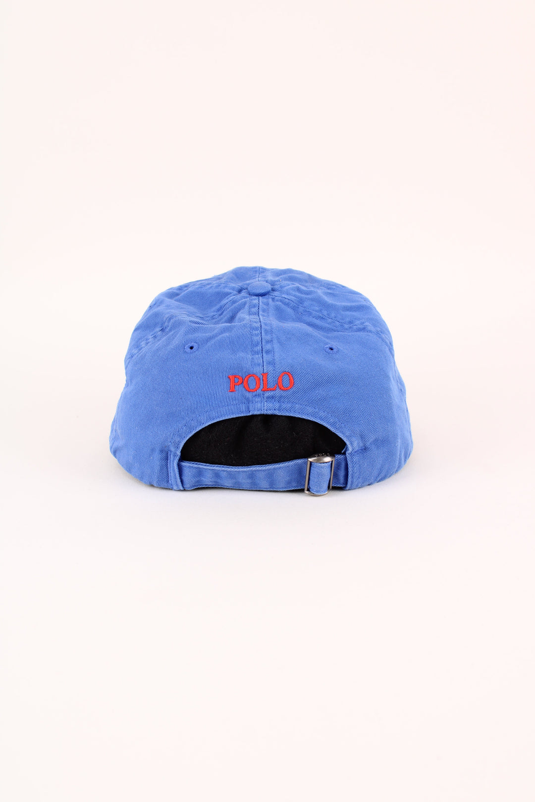 Polo Ralph Lauren Cap in a blue colourway with the logo embroidered on the front/back, and has adjustable strap at the back.