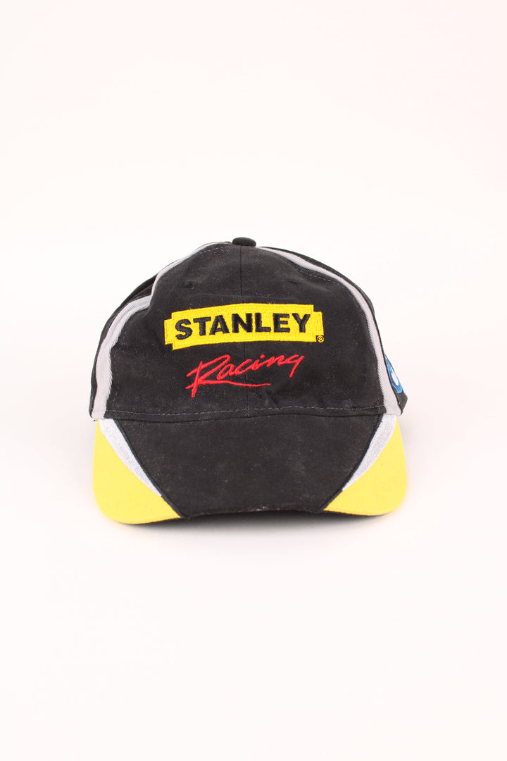 Stanley Nascar Racing Cap in a black colourway with the logo embroidered on the front/sides, and has adjustable strap at the back.