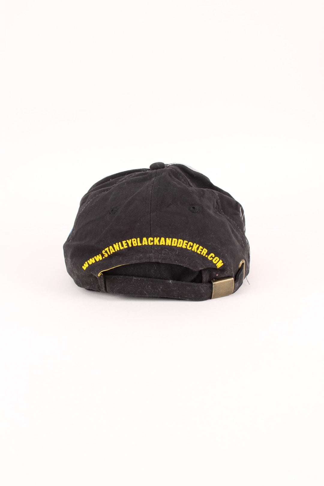 Stanley Nascar Racing Cap in a black colourway with the logo embroidered on the front/sides, and has adjustable strap at the back.