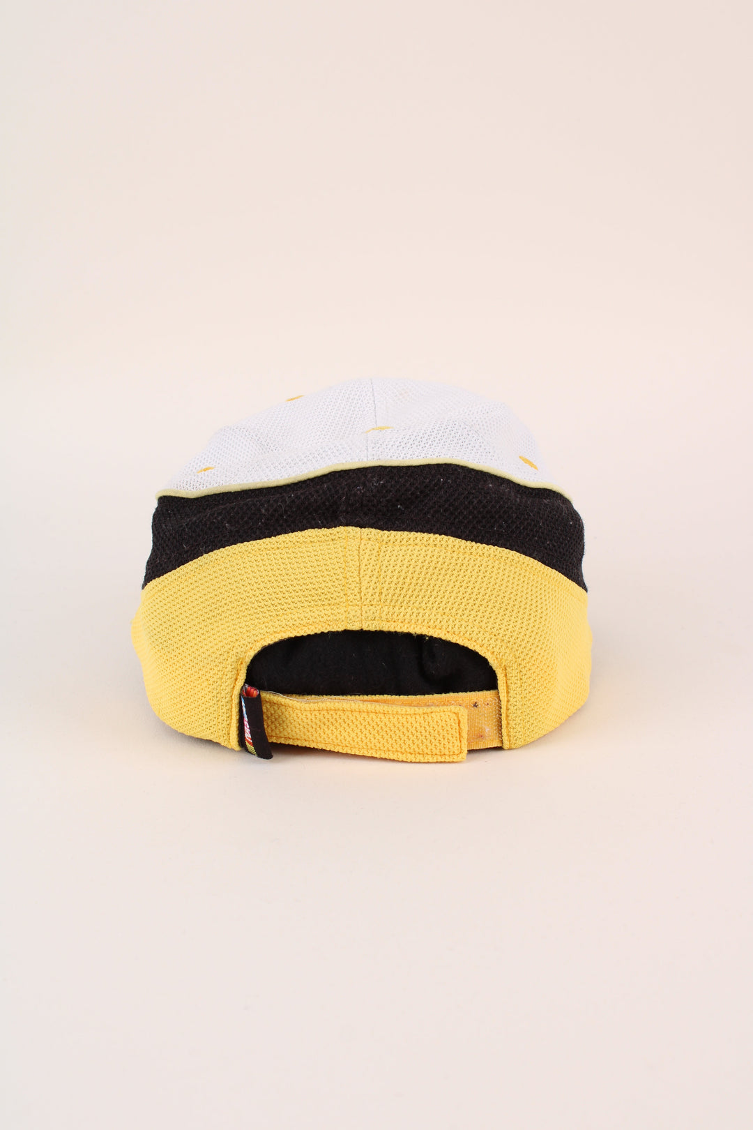 Nascar Racing Cap in a white colourway with the logo embroidered on the front, and has adjustable velcro strap at the back.