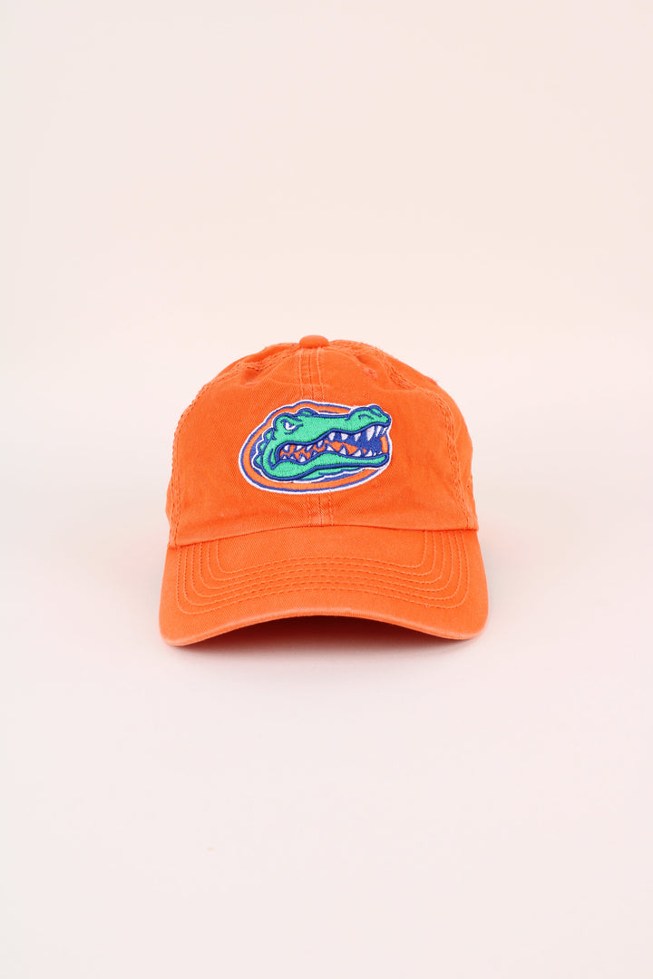 Vintage Florida Gators Cap in a orange colourway with the logo embroidered on the front, and has adjustable strap at the back.