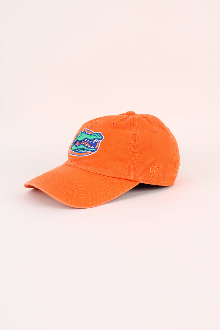 Vintage Florida Gators Cap in a orange colourway with the logo embroidered on the front, and has adjustable strap at the back.