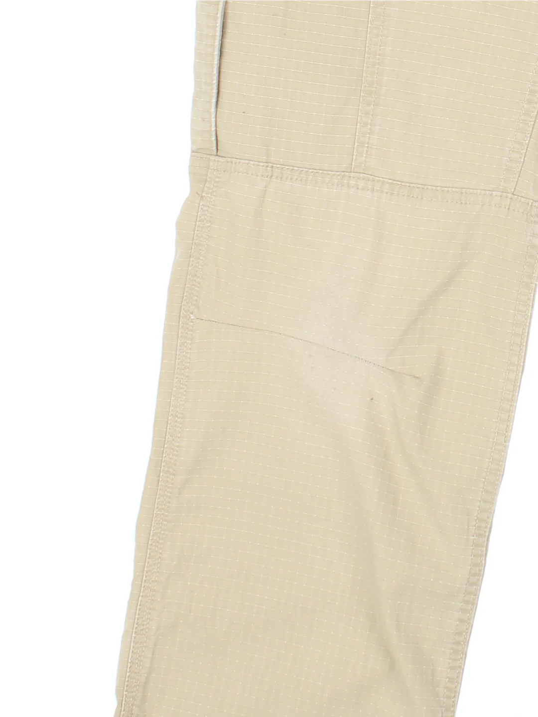 Carhartt Cargo Trousers in a tan colourway with multiple pockets and the logo embroidered on the back.