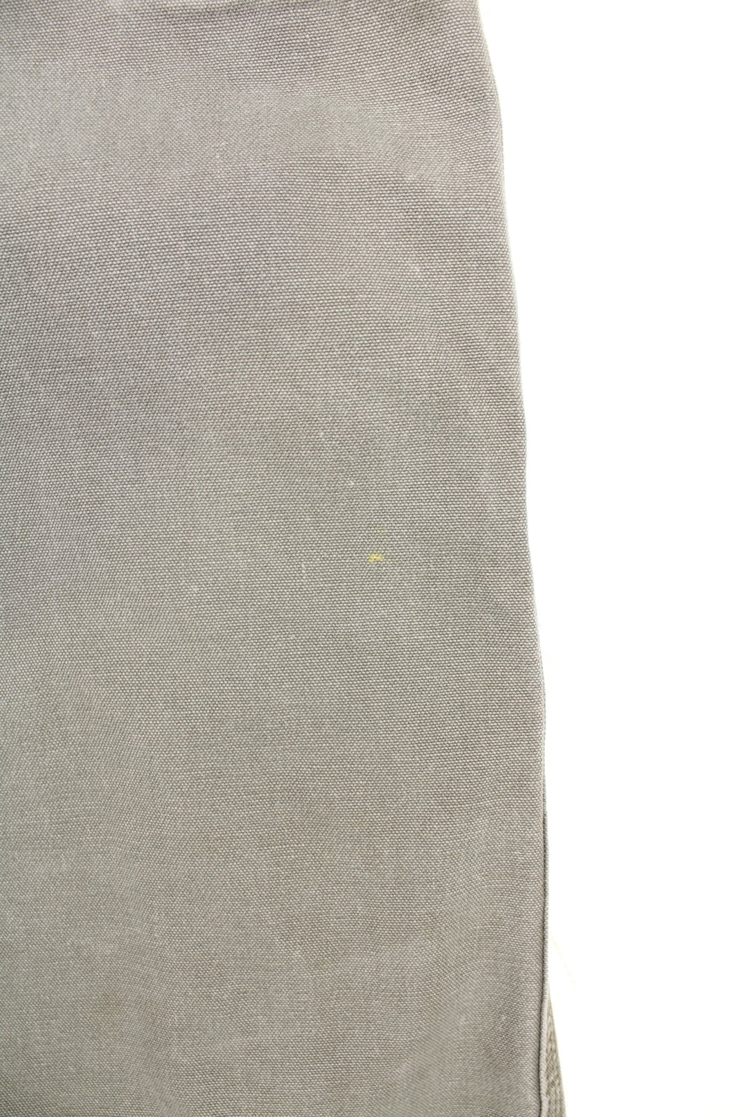 Carhartt Carpenter Jeans in a Khaki green colourway with multiple pockets and the logo embroidered on the back.