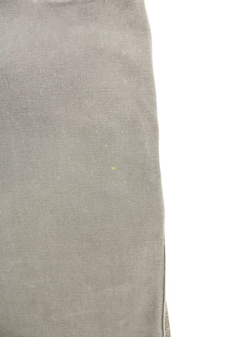 Carhartt Carpenter Jeans in a Khaki green colourway with multiple pockets and the logo embroidered on the back.