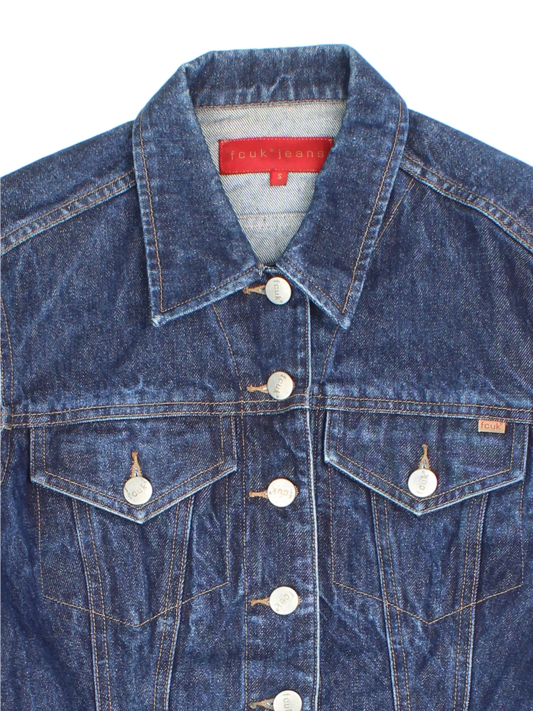 Vintage FCUK Denim Jacket (Size S)