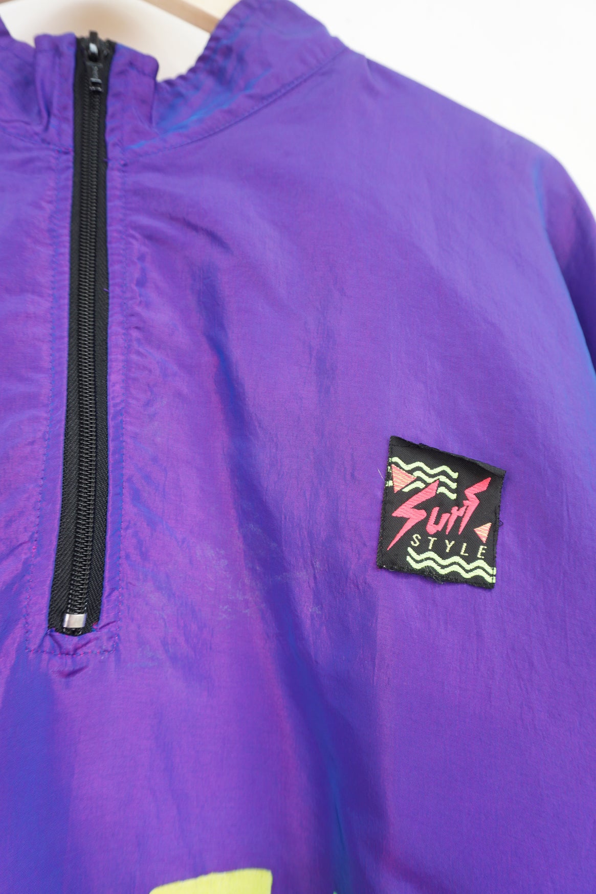 Surf style deals purple windbreaker