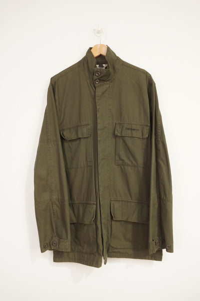 Carhartt over shirt / light weight button up 'force jacket' with embroidered logo on chest pocket