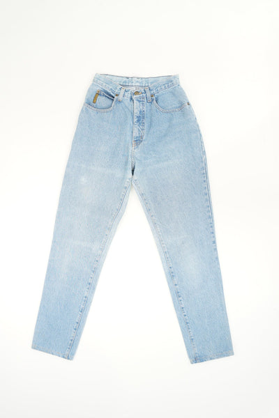 Vintage Armani high waisted light wash jeans