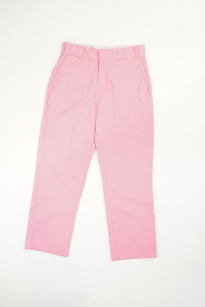 Dickies bright pink 874 cotton trousers with embroidered logo on the back pocket
