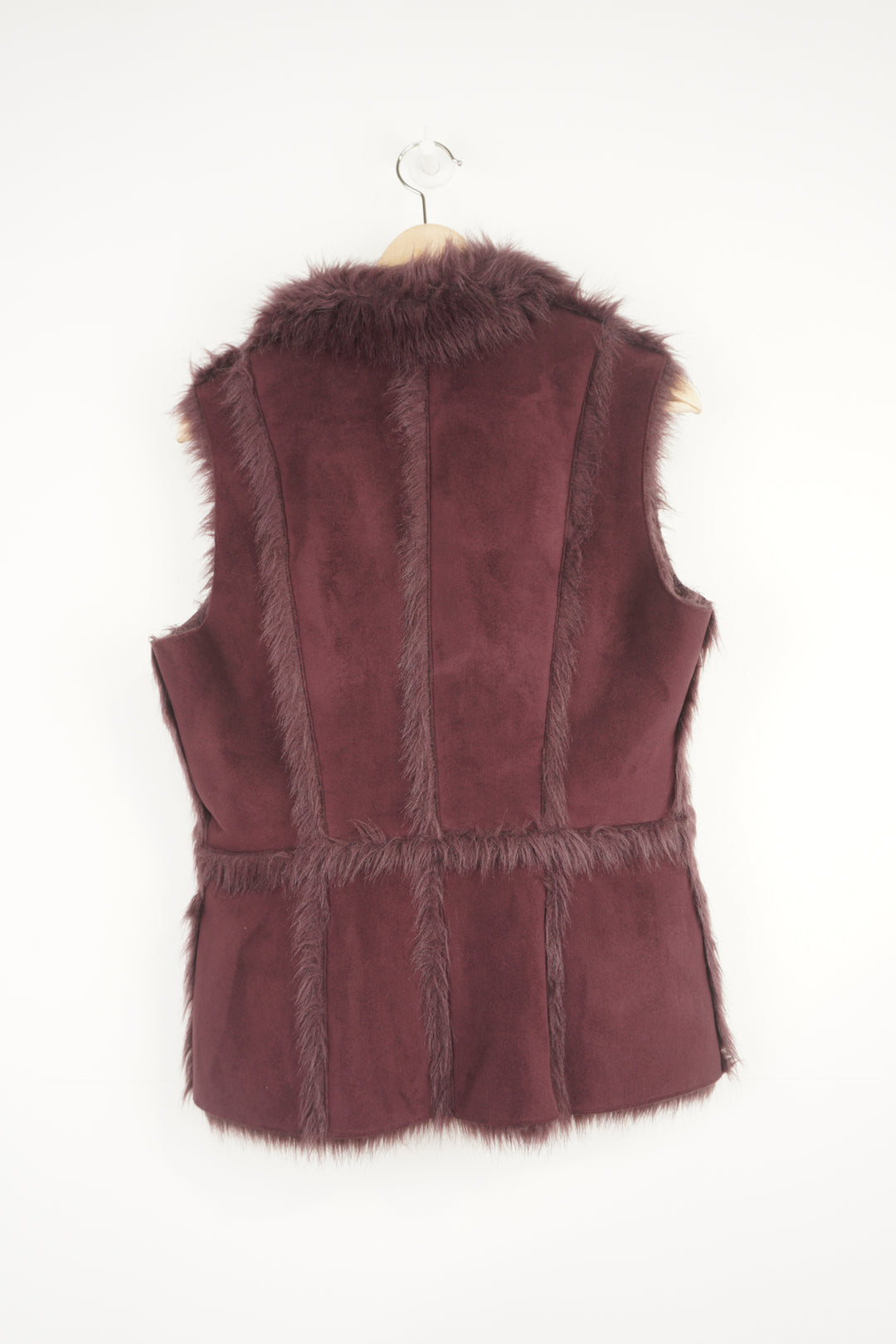 Faux Sheepskin Waistcoat