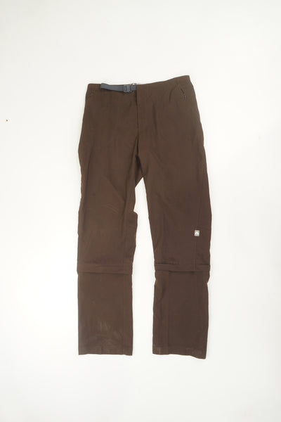 Nike ACG brown trousers that can be made into 3/4 lengths 