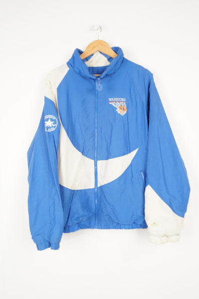 Vintage 90's Chuck Taylor Converse x Warriors basketball team zip through track jacket with embroidered badges on the front and back
