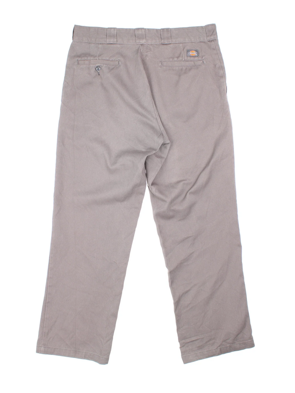 Dickies Flex Trousers in grey colourway with pockets and the logo embroidered on the back.