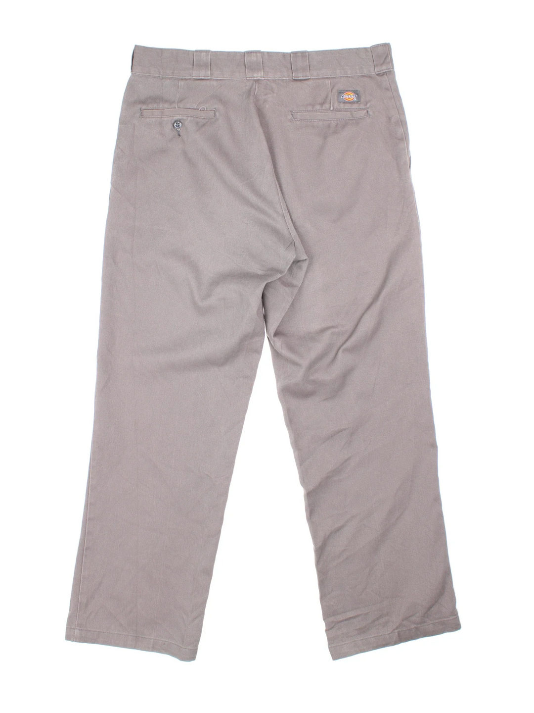 Dickies Flex Trousers in grey colourway with pockets and the logo embroidered on the back.