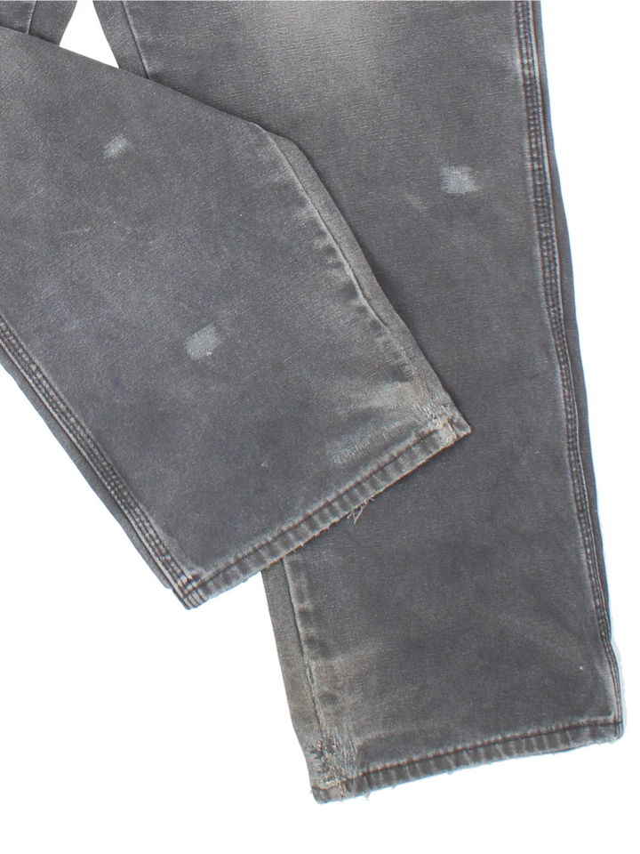 Dickies Carpenter Jeans in black colourway with multiple pockets and the logo embroidered on the back.