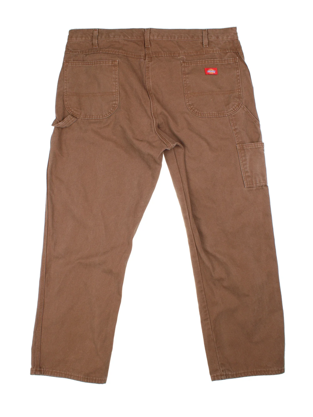 Dickies Carpenter Jeans in brown colourway with multiple pockets and the logo embroidered on the back.