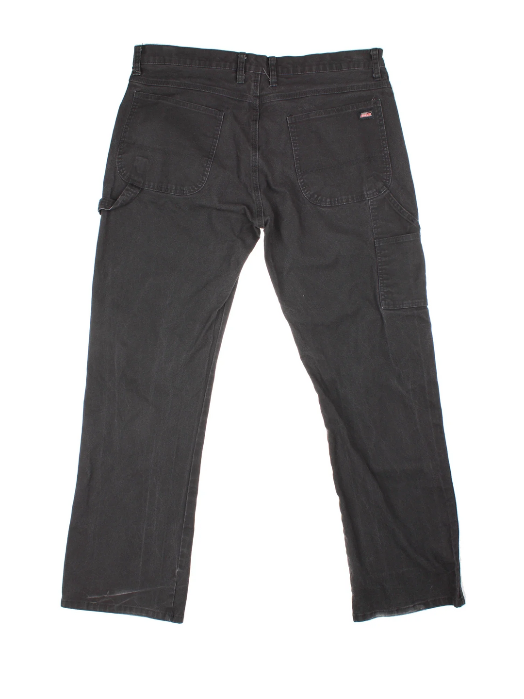 Dickies Carpenter Jeans in black colourway with multiple pockets and the logo embroidered on the back.