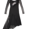 Y2K Chic Asymmetrical Dress (Size XXS)