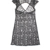 Y2K Lace Mini Dress (Size L)