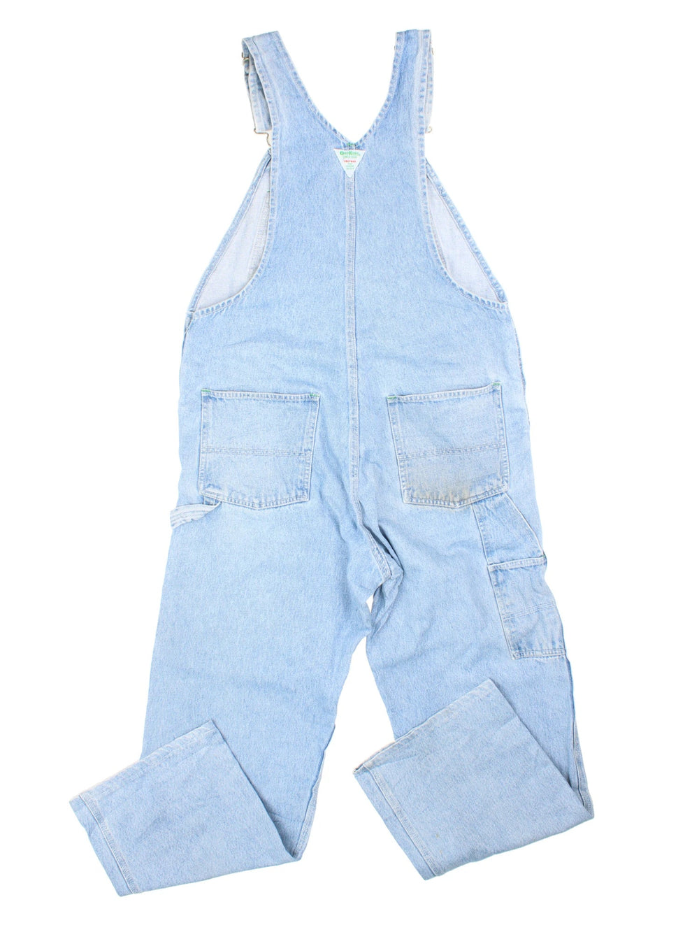 Osh Kosh Dungarees in blue colourway with multiple pockets, adjustable straps and the logo embroidered on the front.