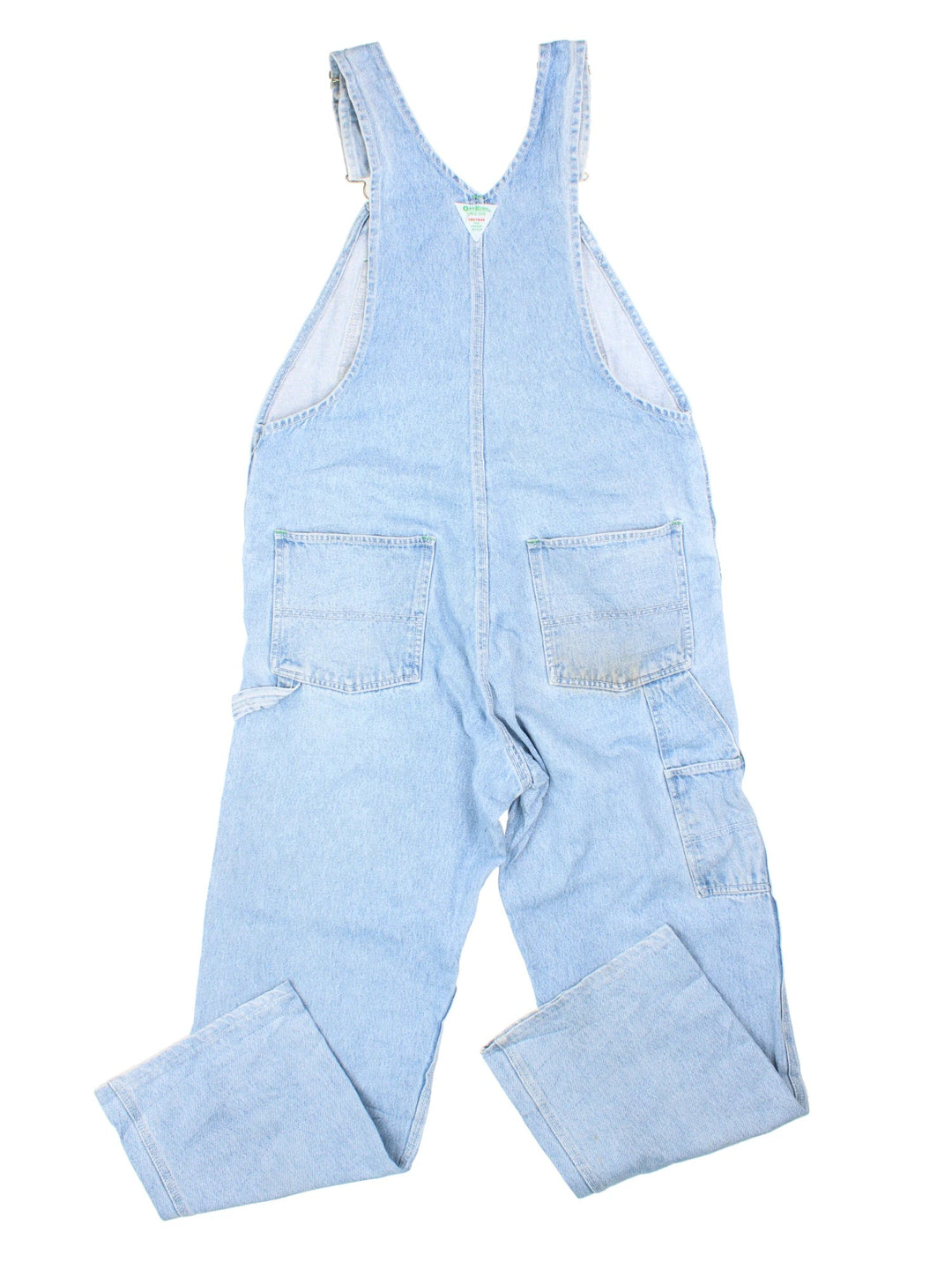 Osh Kosh Dungarees in blue colourway with multiple pockets, adjustable straps and the logo embroidered on the front.