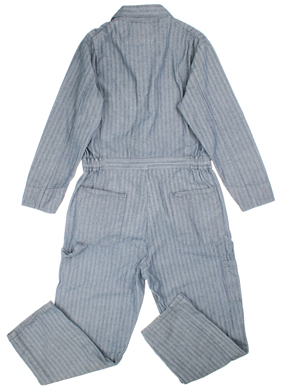 Dickies Boiler Suit in blue colourway. Collared with multiple pockets and zip fastening.