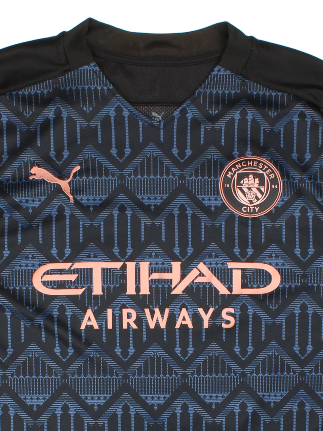 Manchester City 2020-21 De Bruyne #17 Away Football Shirt (Size L)