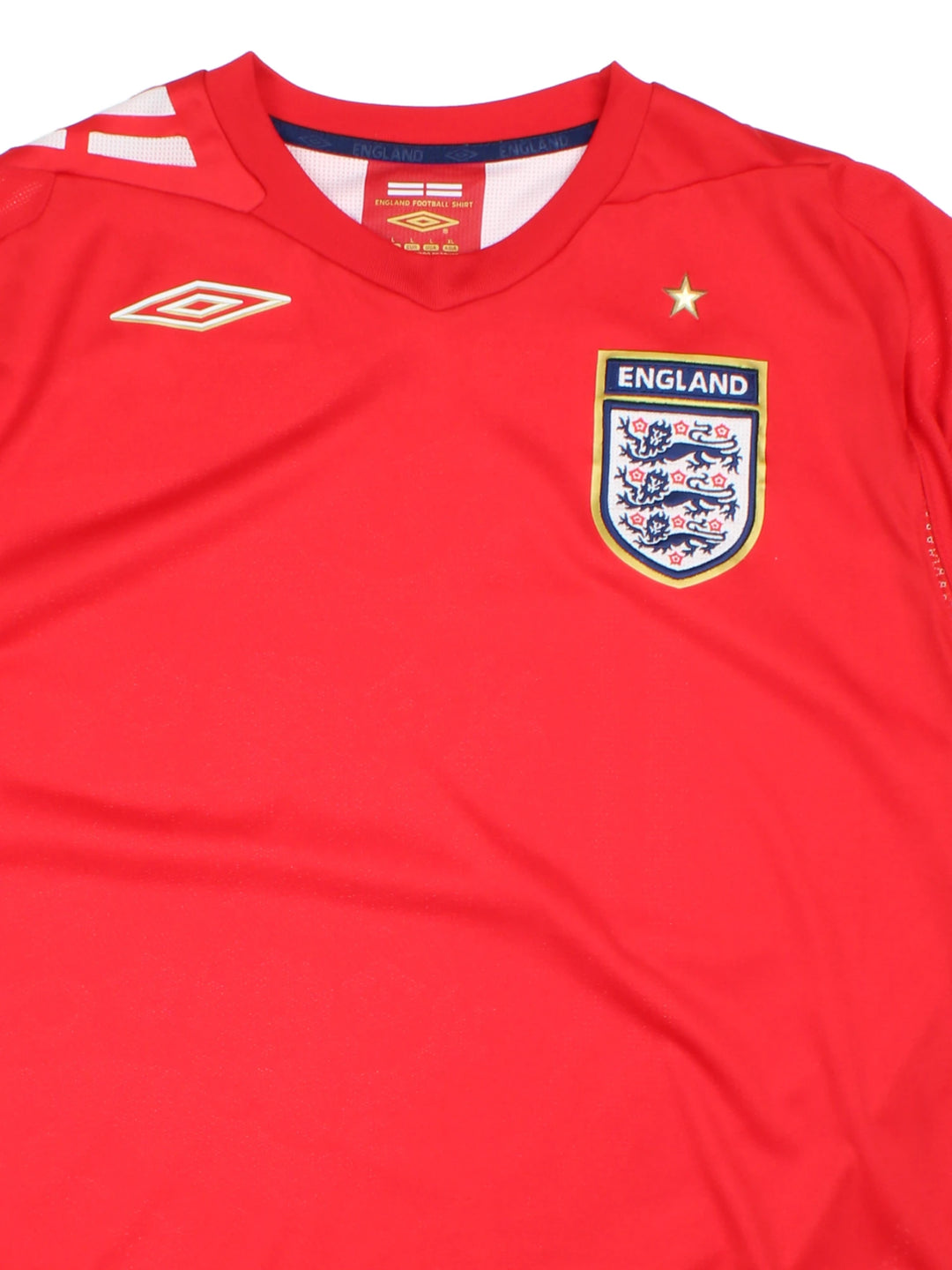 England 2006-08 Umbro Football Shirt (Size L)