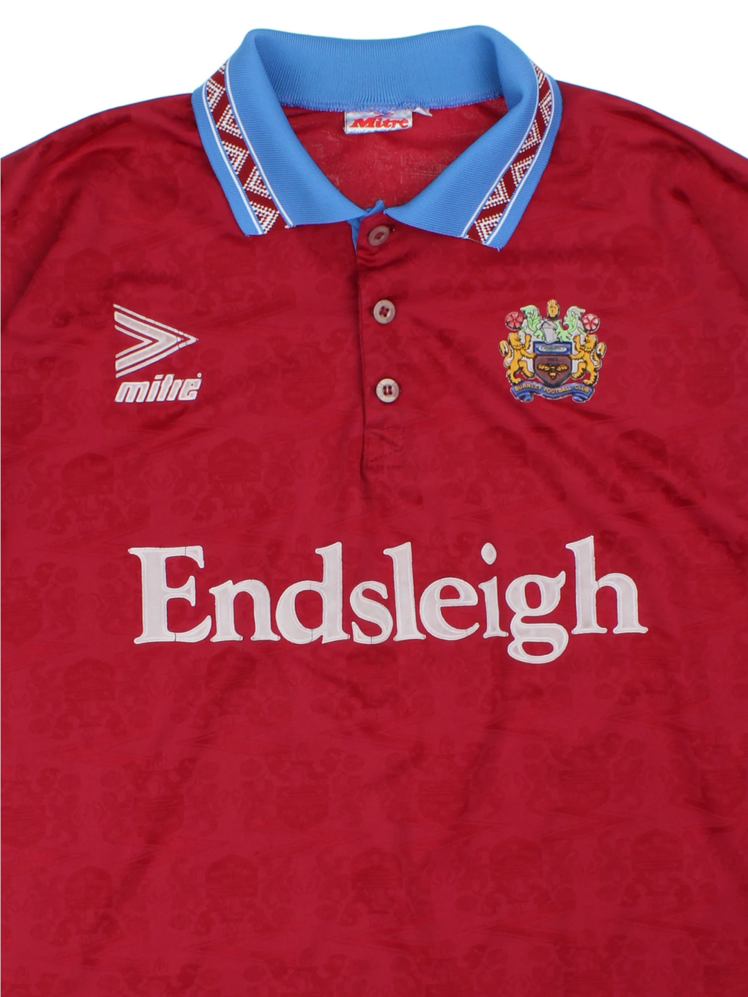 Burnley 1993-95 Mitre Home Football Shirt - needs extra pics check description (Size M)