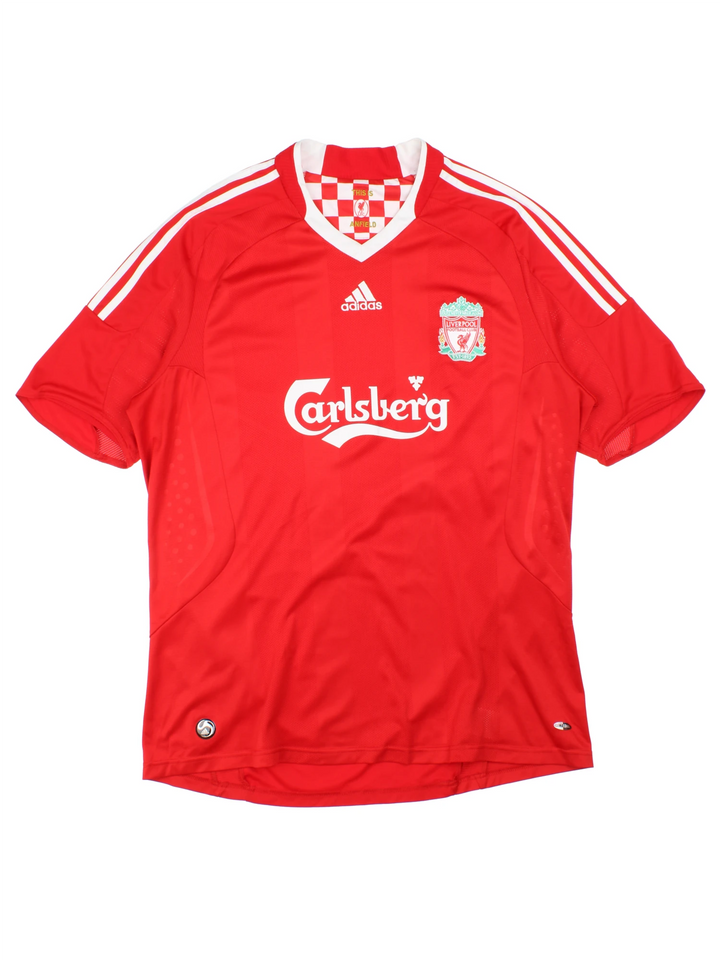 Liverpool 2008-09 Adidas Home Football Shirt (Size XL)