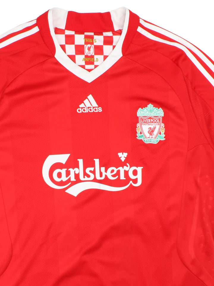 Liverpool 2008-09 Adidas Home Football Shirt (Size XL)