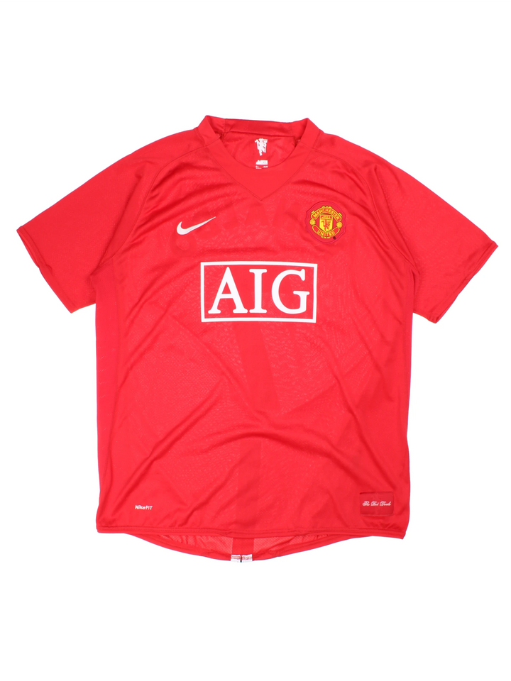 Manchester United 2007-2009 Ronaldo #7 Football Shirt (Size XL)