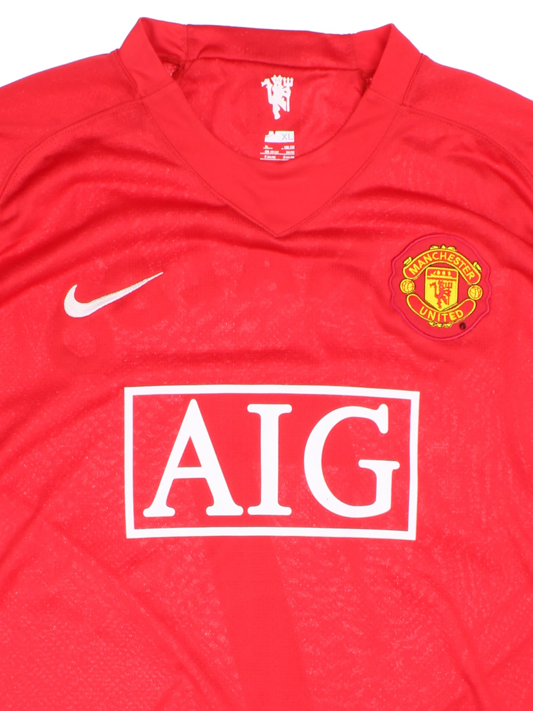 Manchester United 2007-2009 Ronaldo #7 Football Shirt (Size XL)