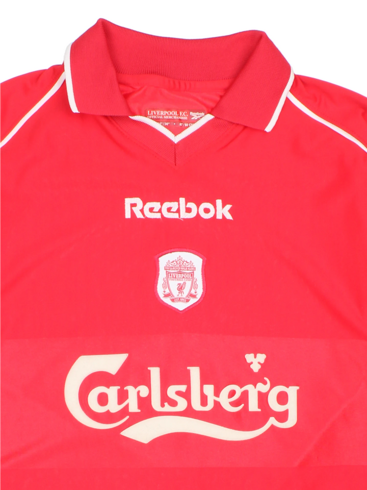 Liverpool 2000-02 Reebok Home Football Shirt (Size XS)