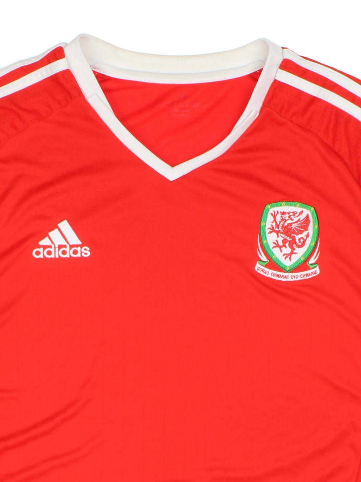 Wales 2016-27 Adidas Home Football Shirt (Size XL)