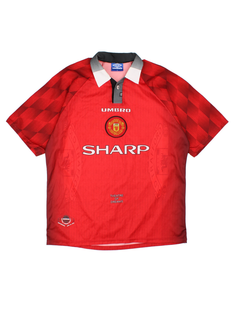 Manchester United 1996-98 Umbro Football Shirt (Size XL) – VintageFolk Manchester United 1996-98 Umbro Football Shirt (Size XL) – VintageFolk