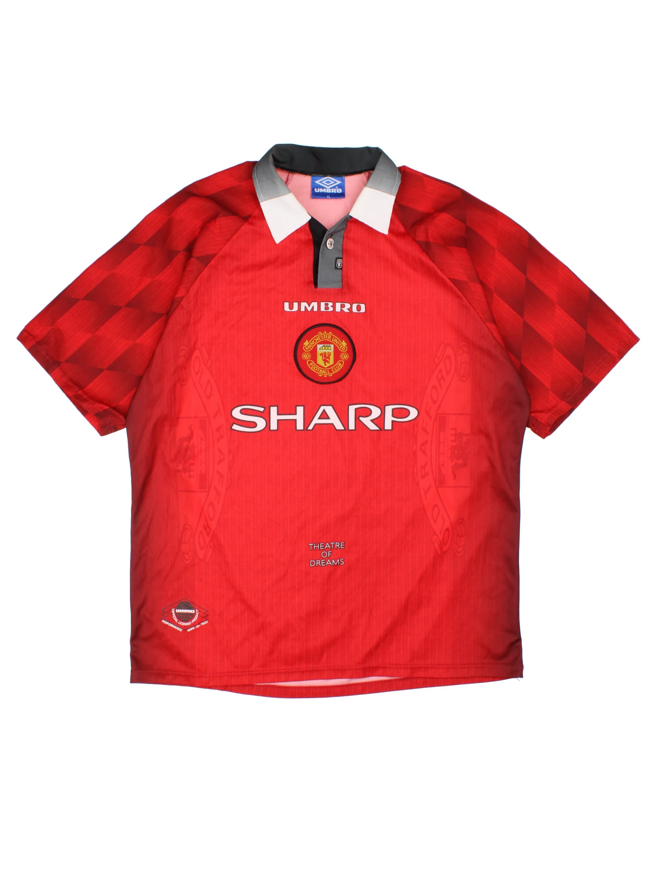 Manchester United 1996-98 Umbro Football Shirt (Size XL) – VintageFolk Manchester United 1996-98 Umbro Football Shirt (Size XL) – VintageFolk