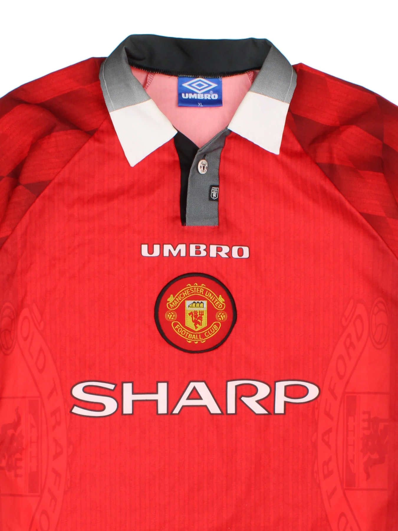 Manchester United 1996-98 Umbro Football Shirt (Size XL) – VintageFolk Manchester United 1996-98 Umbro Football Shirt (Size XL) – VintageFolk
