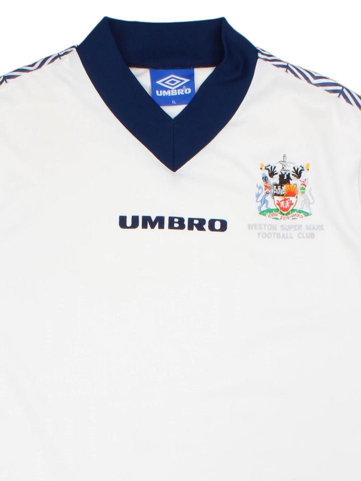 Vintage 90's Weston Super Mare Football Club Umbro Shirt (Size XL)