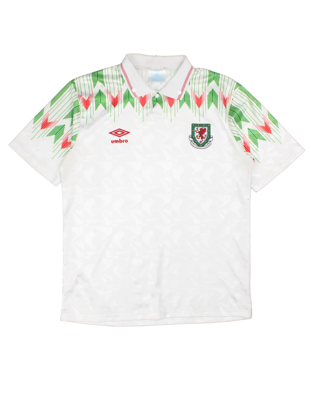 1990-93 Umbro Wales away Football Shirt. Features puff print logo on the chest.