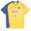 2007/08 Club America Home Football Shirt Nike Yellow Rare Classic Kit (Size XL)